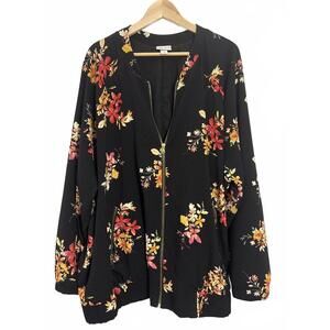 Ava & Viv 4X Floral Jacket
